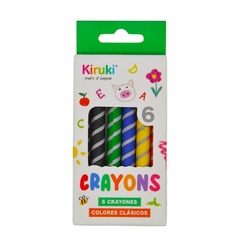 Crayones Kiruki De Cera Clasicos