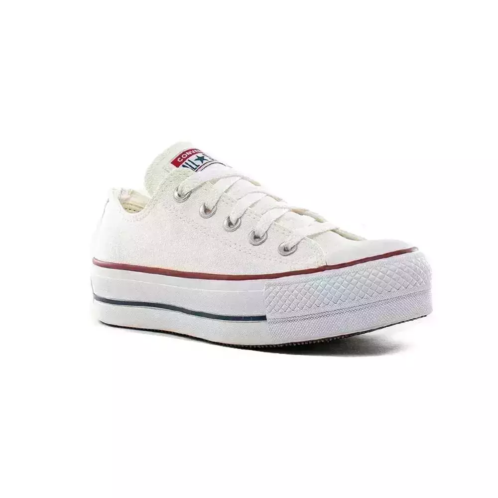 Converse chuck taylor blancas plataforma discount