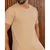 Camiseta Bege Pima com Elastano - comprar online
