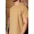 Camiseta Bege Algodão Premium com Elastano na internet