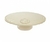 Pie de torta ceramica Crema diam 24,5 x 7,8 cm alto