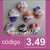 Molde Silicona Artesanias - Cupcake Combinable x 7u. - SUPERMOLDES