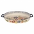 Fuente Ceramica Oval 37x23x6 cm.