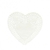 Blonda Corazon 15 cm x 100 u - Blanca