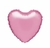 GLOBO - Ovni Corazón x 46 cm. Cromo Rosa Metalizado