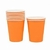 Vaso Polipapel Naranja x 240 cc. x 8 u.