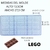 Molde Policarbonato bombon chocolate - Lego x 20