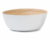 Bowl de Madera Bamboo 25x10 cm. Blanco