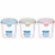 Tupper Plastico Medidor c/ Tapa Celeste Pastel x 800ml