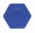 Plato Descartable Hexagonal Azul - 16 cm. x 6 u.