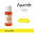Colorante Acuarela Liquida Amarillo Aquarelle x 15 ml. - DRIPCOLOR