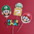 Topper Papel Mario Bros - Set x 4 u - Papillon