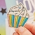 Sticker Cupcake Fondo Holografico 4.5 x 5.5 Cm - LA BOTICA