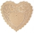 Blonda Papel Corazon Kraft - 10 cm x 100 u