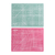 Tabla de Corte Bifaz Rosa / Verde 45 x 30 cm LA BOTICA - comprar online