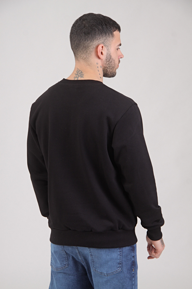 Buzo Polar de Friza Basico Negro Tienda Ombu Online