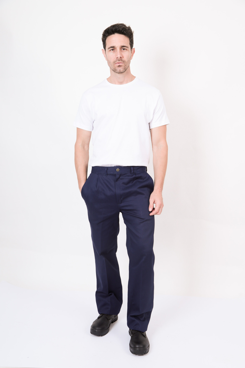 Pantalon Ombu Clasico Azul Ropa de Trabajo Tienda Ombu
