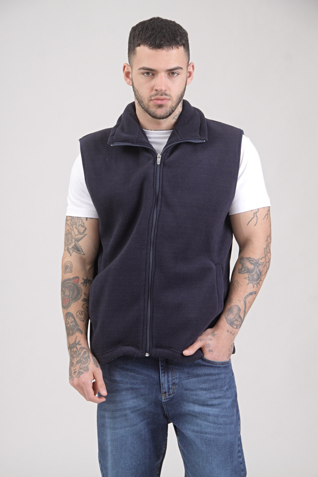 Chaleco Polar Negro Tienda Ombu Ropa de Trabajo