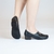 Sapato Boneca de Couro com 2 Botões e Salto Quadrado - comprar online