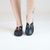 Sapato Boneca de Couro com 2 Botões e Salto Quadrado na internet
