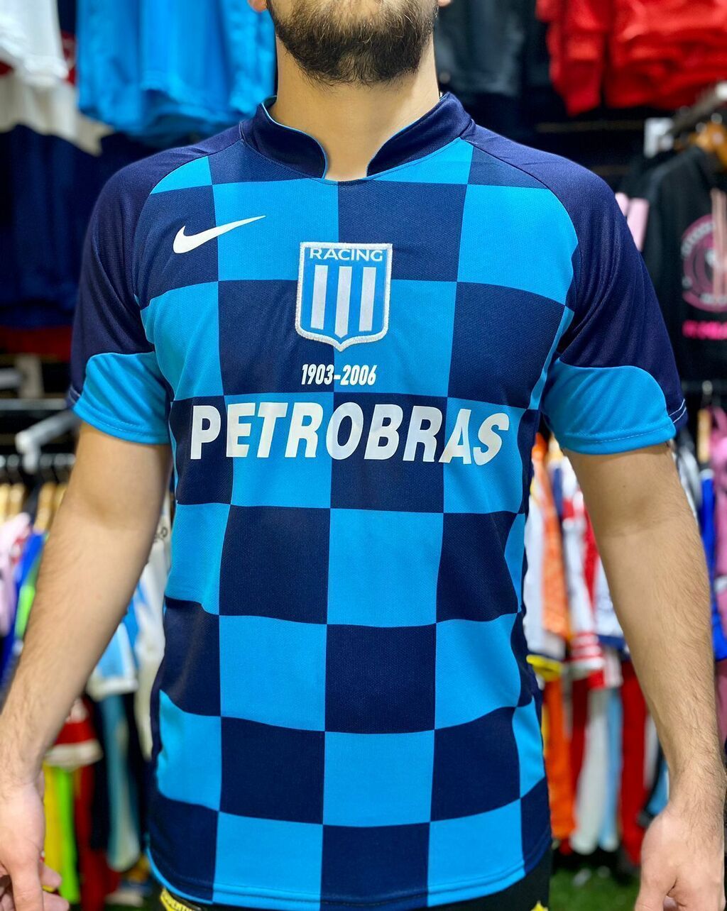 CAMISETA RETRO SUPLENTE DE RACING 1903 2006