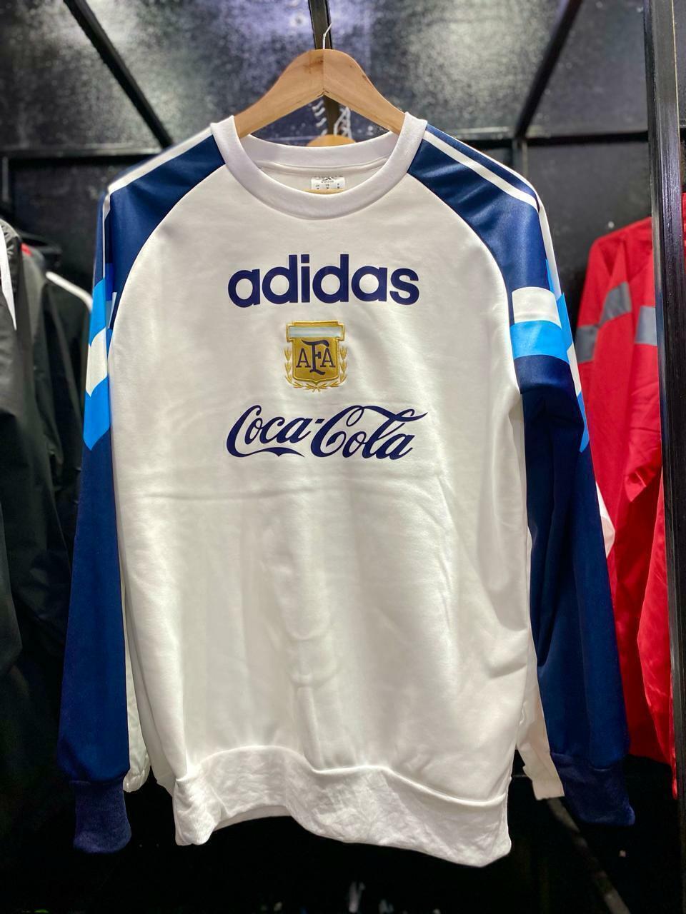 BUZO RETRO DE ARGENTINA BLANCO 1996