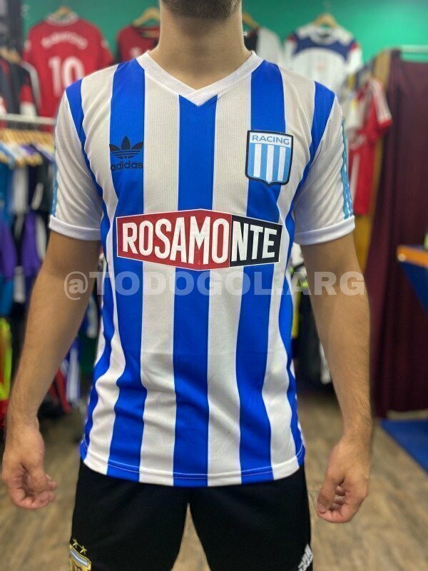 CAMISETA RETRO DE RACING ROSAMONTE TITULAR