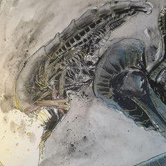 Alien - arte original A4 - comprar online