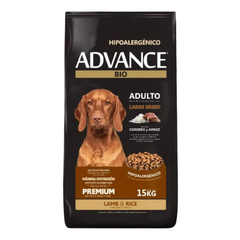 Advance Bio Premium Hipoalergénico Raza Grande Cordero y Arroz 15kg