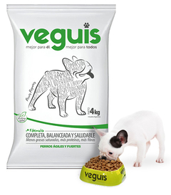 Veguis x 4kgs Alimento Balanceado 100% Vegetal Perros Pequeños