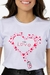 T-SHIRT LITTLE LOVE BRANCA - comprar online