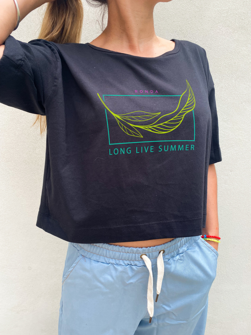 Remeras con manga caida sale