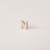 Pingente Letra Lisa com uma Microzirconia no Ródio Branco - comprar online