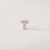 Imagem do Pingente Letra Lisa com uma Microzirconia no Ródio Branco