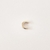 Pingente Letra Lisa com uma Microzirconia no Ródio Branco - DAMA Semijoias Atacado