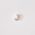 Pingente Letra Lisa com uma Microzirconia no Ródio Branco - loja online