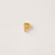 Pingente Letra Lisa com uma Microzirconia no Dourado - DAMA Semijoias Atacado
