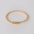 Pulseira Bracelete Bolinhas Lisas com Cristais Coloridos no Dourado - comprar online