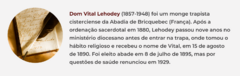 Banner da categoria Dom Vital Lehodey