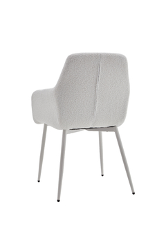 Silla Teddy con brazos – Blanco - Bleu Muebles