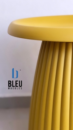 Mesa Auxiliar Hongo – Amarillo - Bleu Muebles