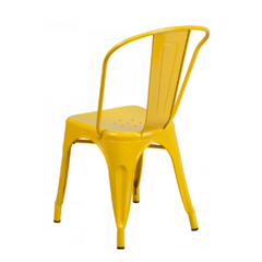 Silla tipo Tolix – Amarillo - comprar en línea