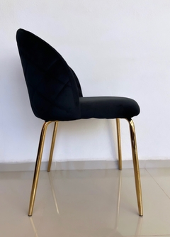 Silla Velvet – Negro