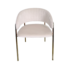 Silla Velvet Karim – Beige - Bleu Muebles