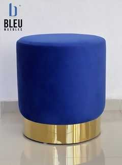Banco Mini Velvet – Azul - comprar en línea