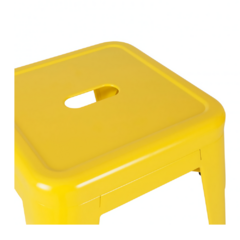 Banco tipo Tolix 45cm – Amarillo en internet