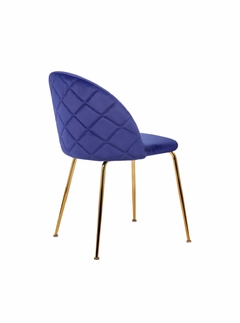 Imagen de Silla Velvet – Azul