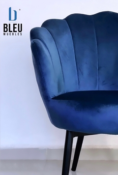 Sillón Shell – Azul - Bleu Muebles