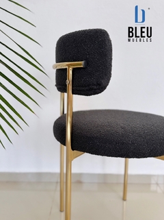 Silla Bouclé - Dorado/Negro - tienda en línea