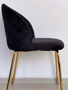 Silla Velvet – Negro - comprar en línea